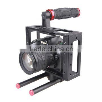 professional camera cage protector Aluminum with oxidation with 1/4 screw for tripod ,magic arm tripod