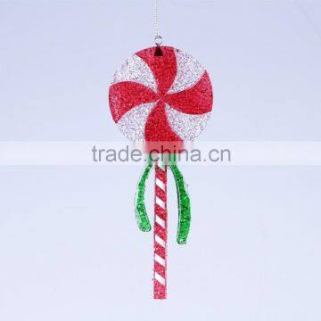 new style Sweet Lollipop Christmas decoration candy ornament