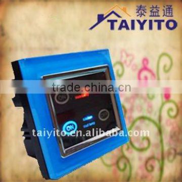 TAIYITO TDXE4404S Bidirectional PLC&X10 signal home automation two way touch screen remote control switch /wall switch