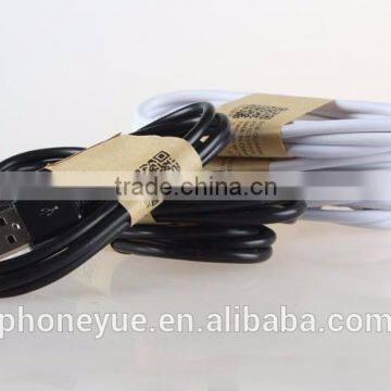 White and Black Color 1m 22awg Charging Cable Micro to Usb 2.0 Cable With Logo photo-2