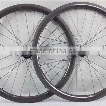 Chinese biycle wheelset CN/Sapim spokes carbon bike wheelset W40C