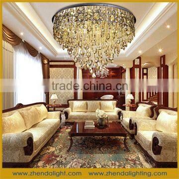 Manufacturer wholesale crystal ceiling lamp for hotel