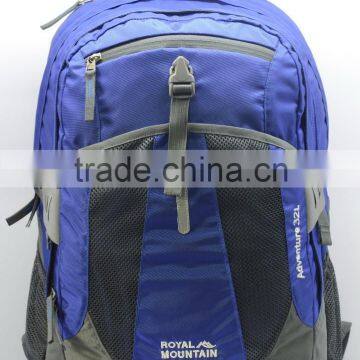 Blue travel dedicated custom men backpack bag