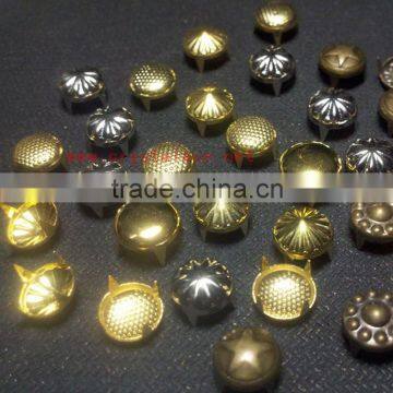 Decorative metal claw rivets,metal claw studs for handbag