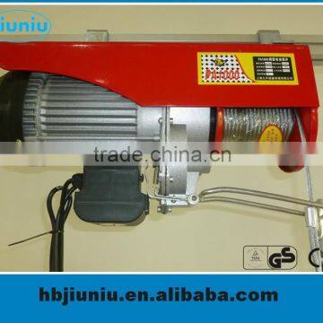 Portable micro electric rope hoist, pa500 mini electric hoist