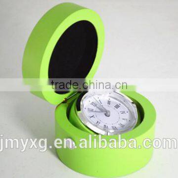 Modern Creative Decentround Wooden Table Clock for Promotion Gift photo-2