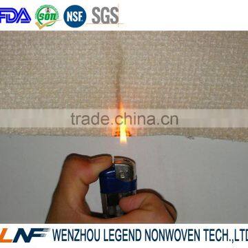 Fire retardant nonwoven fabric rolls