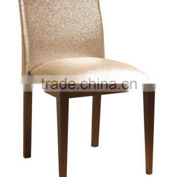 Shinny leather restaurant wooden chair XY4224