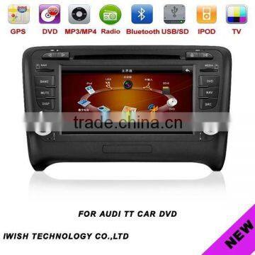 double dins 7inch iwish Android 4.0 car dvd navigation for Audi TT