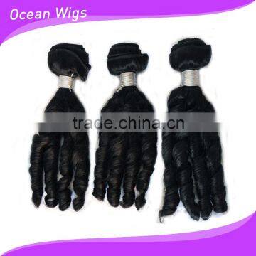 New arrival grade 7a quality natural color real fumi hair weft