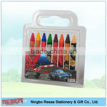 8 jumbo wax crayon set