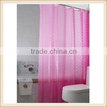 Colorful China supplier 3d peva shower curtain