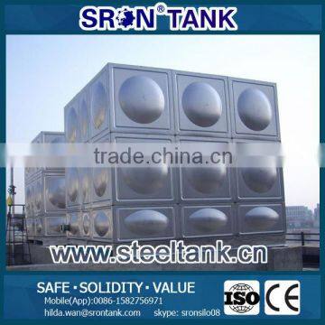 Safety Guaranteed Stainless Steel Water Tank Price for Sale