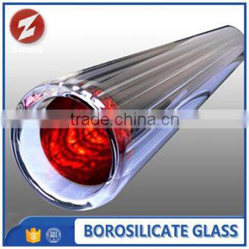 explosion proof polished borosilicate glass tubes for solar tube