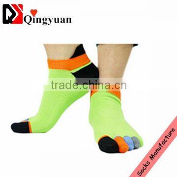 Men fashion 5 toe ankle socks