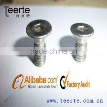 flat head bolt hexagon stainless steel DIN 7991