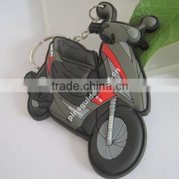 Promotional Customized Motorcycle Shape 3D PVC Llaveros