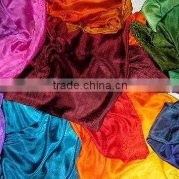 Rainbow Semi Circular Belly dance silk veil,5mm belly dance silk veils made of high quality light weight habotai silk