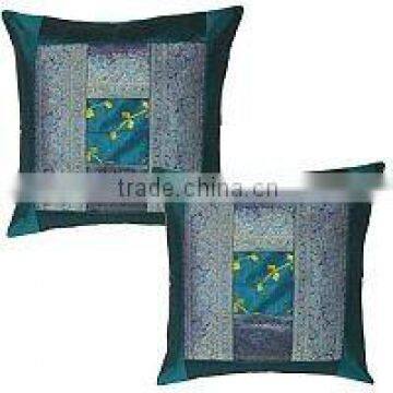 Brocade Silk Patchwork Cushion Cover