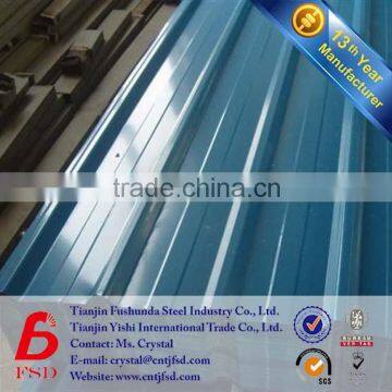 colorful corrugated steel sheet for container