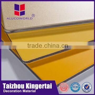 Alucoworld nano coating cheap cost insulated 6mm aluminum composite panel