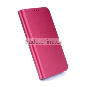 Guangzhou Manufacturer PU Leather Book Folio Phone Case for Samsung Galaxy S7