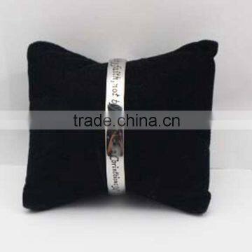 Fashion Friendship Stainless Steel Cuff Bracelet Bangle With Engraved Words photo-3
