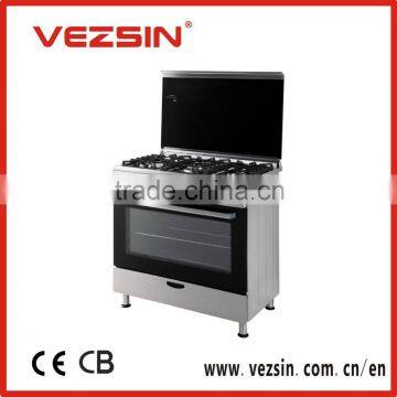 5 gas burner,90*60, Free-standing gas cooker,cooking ranges, oven, gas,electric