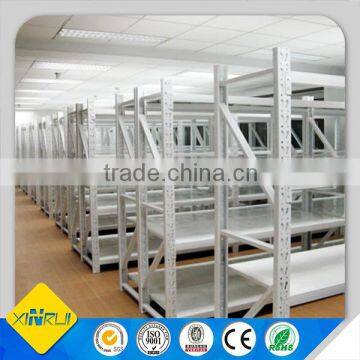 Light duty storage shelves for warehouse