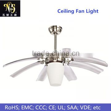 white ceiling fan light with led lamp fan pendant light fashion fan lamps modern brief fashion