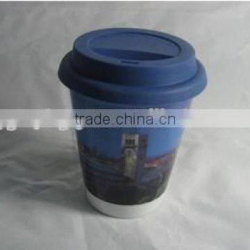 YF11008 ceramic double insulated mugs