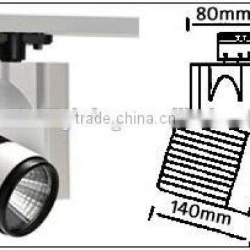 factory price gallery 20w dimmable led track lighting AC100-240V