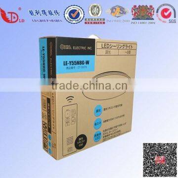 Custom printing and size brown packing box/ LED lamps and lanterns corrugated carton packing box with handle