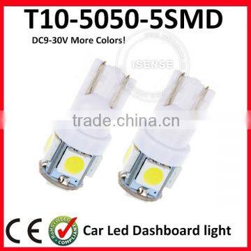 High Quality Cheap Supplier 5050 Led Car Side Wedge Light LampT10 5smd W5w Led