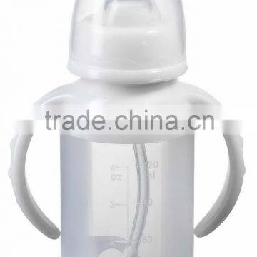 300ML standard neck silicone baby feeding bottle manufacturer