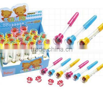 Plastic Stamp Toy/Children's Toy Stamp Set Made in China