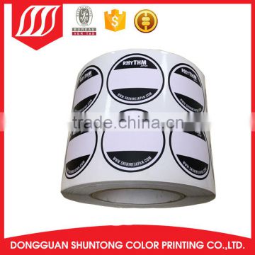 Custom Round Pvc Product sticker , Wholesale Roll Waterproof Sticker Printing