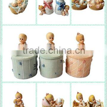 High quality Custom Polyresin Baby statues for sale