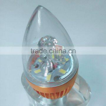 && Acrylic Candle Light Bulbs, Diamond 4W 220V E14 Bass ,high Light (5W /3W) photo-2