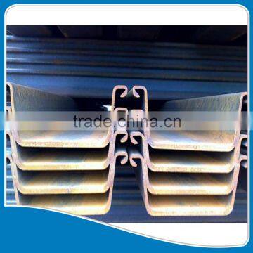 Alibaba China u type hot rolled steel sheet pile