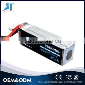 New Brand Obbey 14.8V 2600mAh lithium polymer battery 30C for RC helicopter