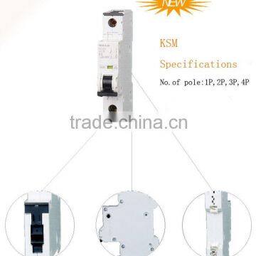 New White color Miniature Circuit Breaker mcb(KSM-SSY61)