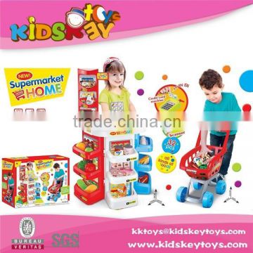 Hot sale best prices kids Supermarket Pretend Toys Play Set cash toy set hot selling toys