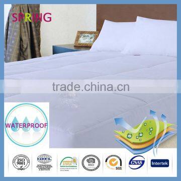 Fitted open bottom plastic washable breathable waterproof bed sheet antidust cover