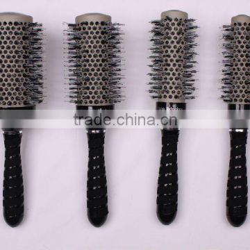 ceramic rotating boar bristle ceramic hair brush