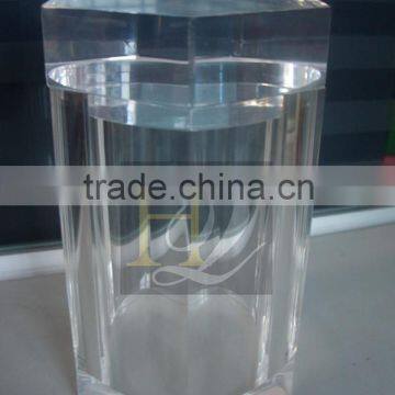 Plexiglass, Acrylic material acrylic containers, cude acrylic boxed with lid