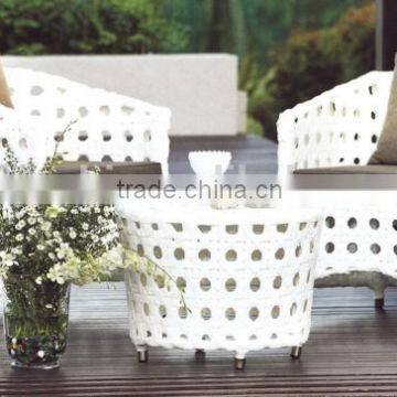 outdoor bistro rattan chair/2014 new design and hot sale in open weaving way