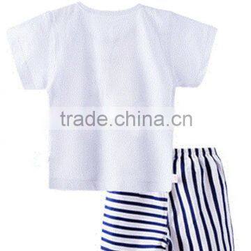 2016 Baby Girls Summer Printed Cotton Jersey Sets photo-5