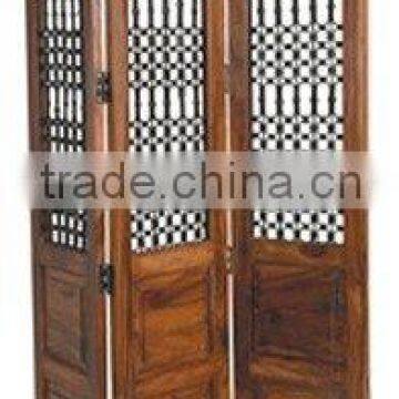 wooden screen,partition,room divider screen,home decor,indian wooden furniture,home furniture,mango wood