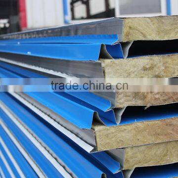 High strength Fireproof Rockwool sandwich panels